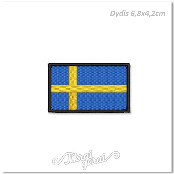 Antsiuvas Švedijos vėliava