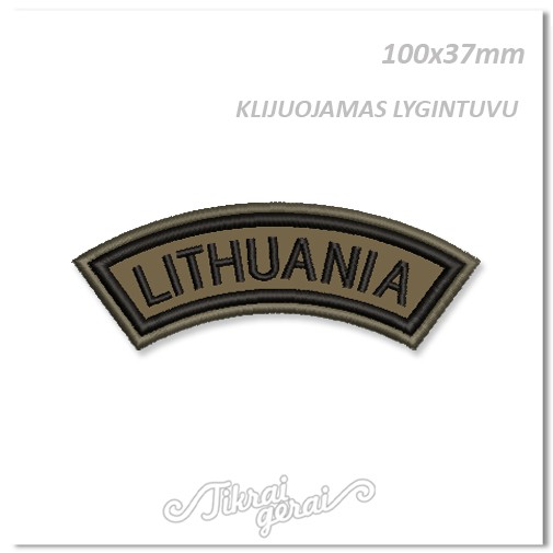 Antsiuvas LENKTAS LITHUANIA